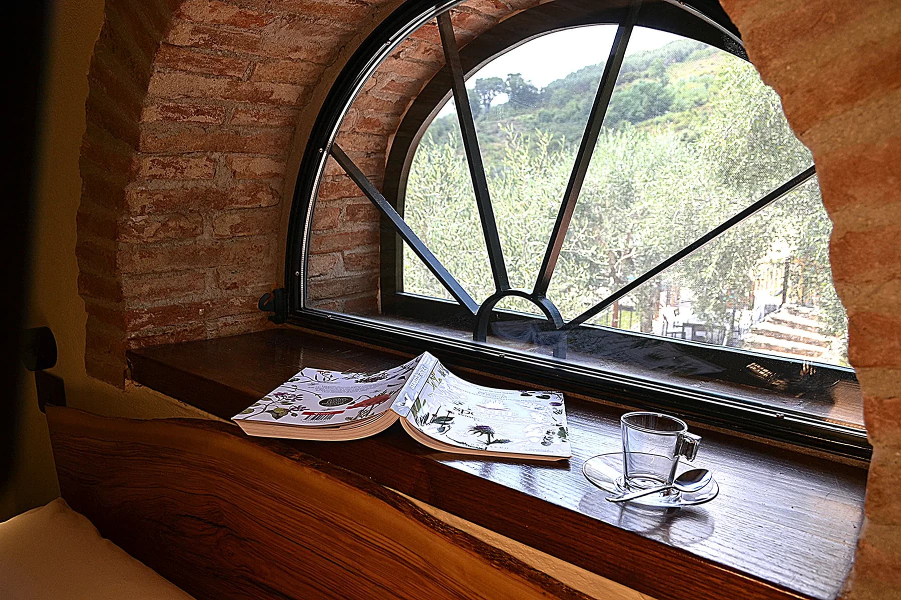 The master bedroom at Casale Eleo