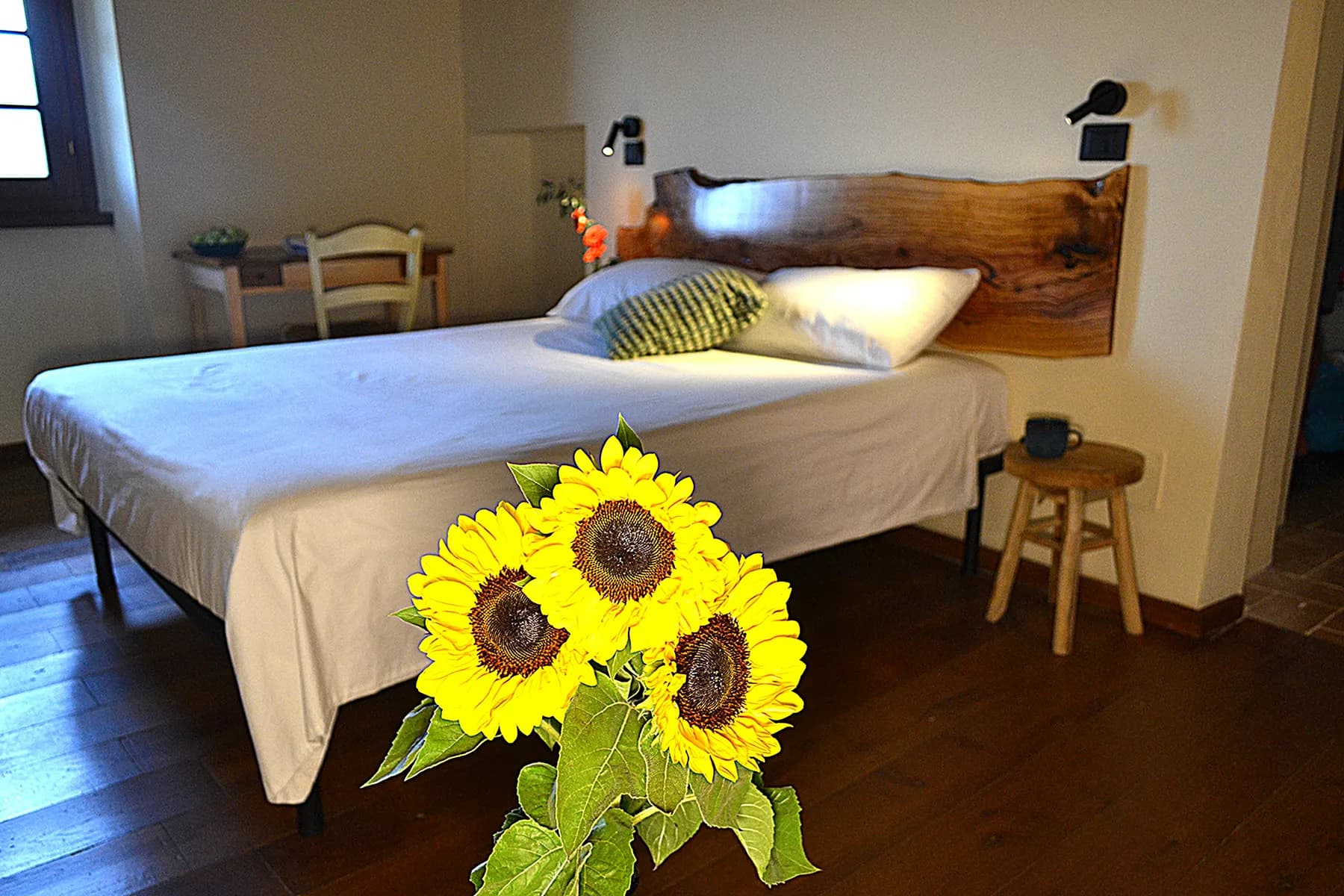 The third bedroom at Casale Eleo