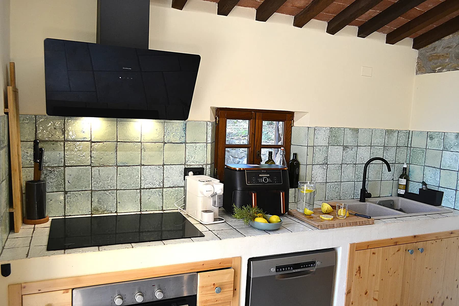 The kitchen at Casale Eleo