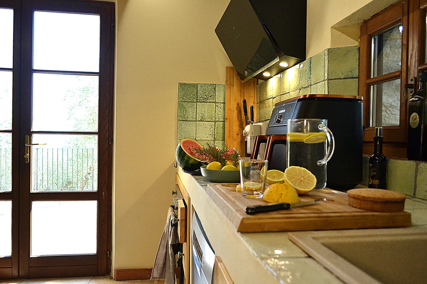 The kitchen at Casale Eleo