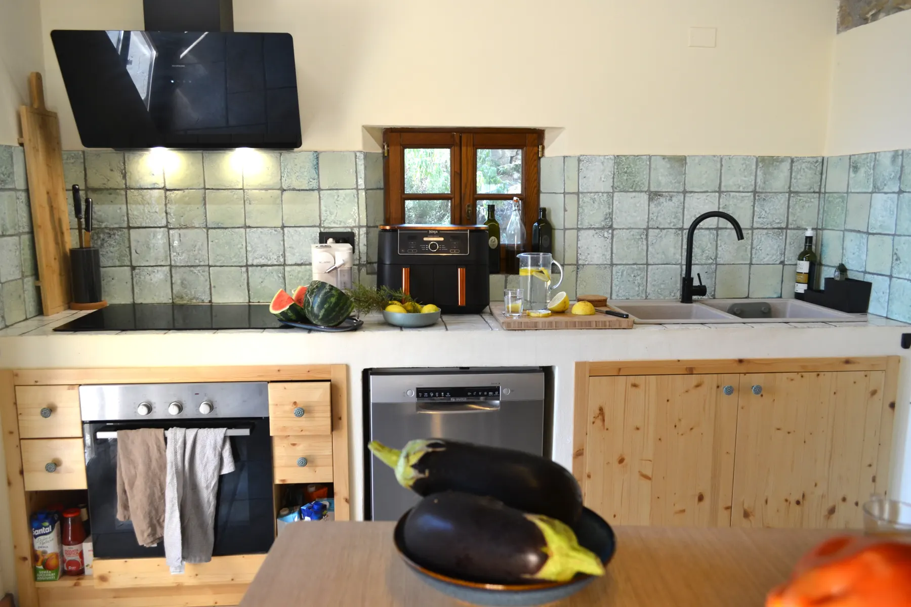 The kitchen at Casale Eleo