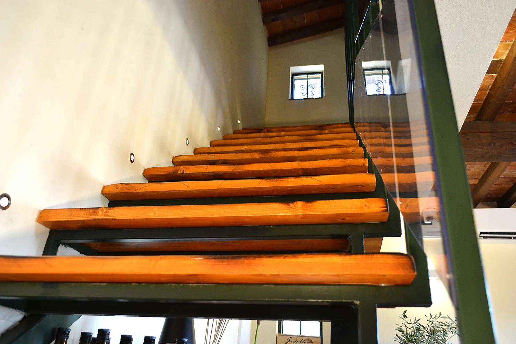 The staircase at Casale Eleo