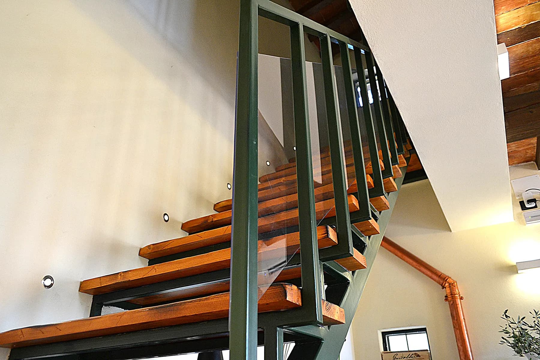 The staircase at Casale Eleo